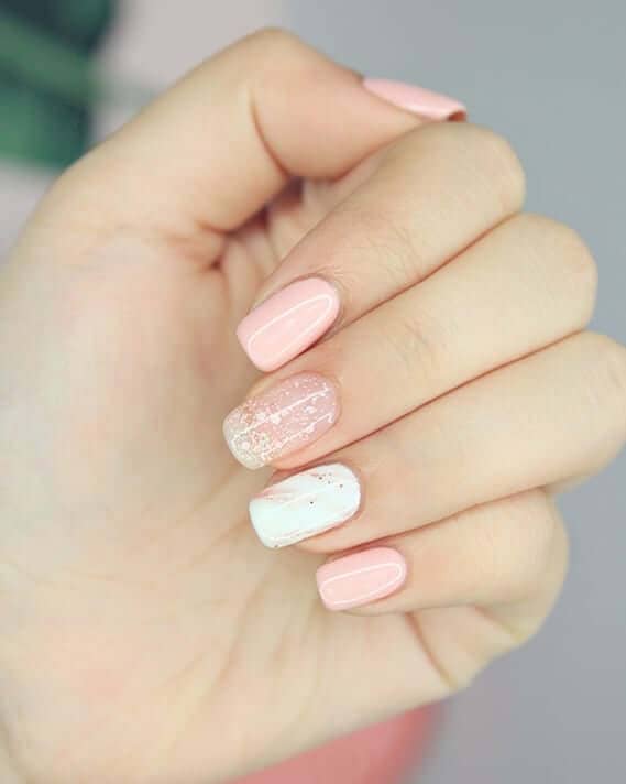 Pastel Pinks Ombre Nail Designs