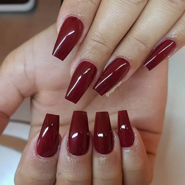 50 Sultry Burgundy Nail Ideas To Bring Out Your Inner Sexy In 2021 