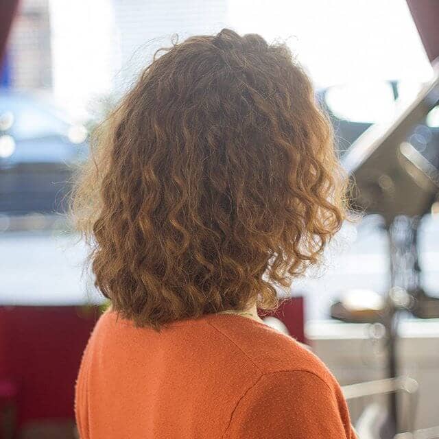 Pretty Perm Hair Idea for Short Hair