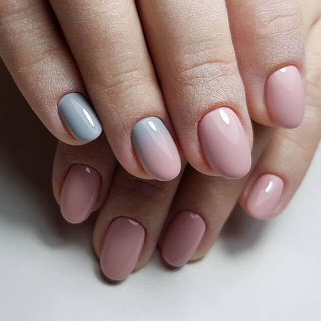 Simply Smooth Ombre Nail Design