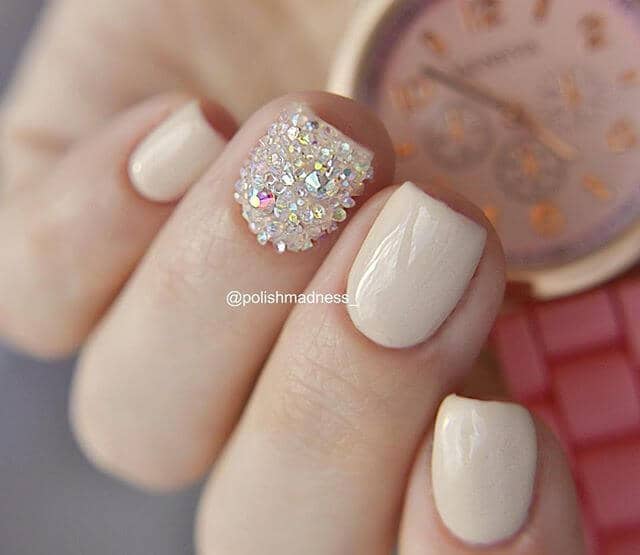 50 Classy Nail Design With Diamonds That Will Steal The Show 2019