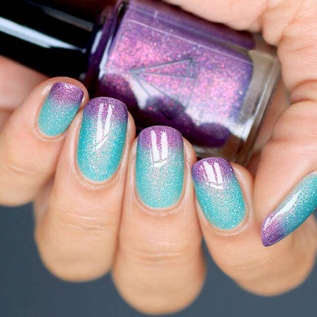 Any Mermaid Would Love These Ombre Nails