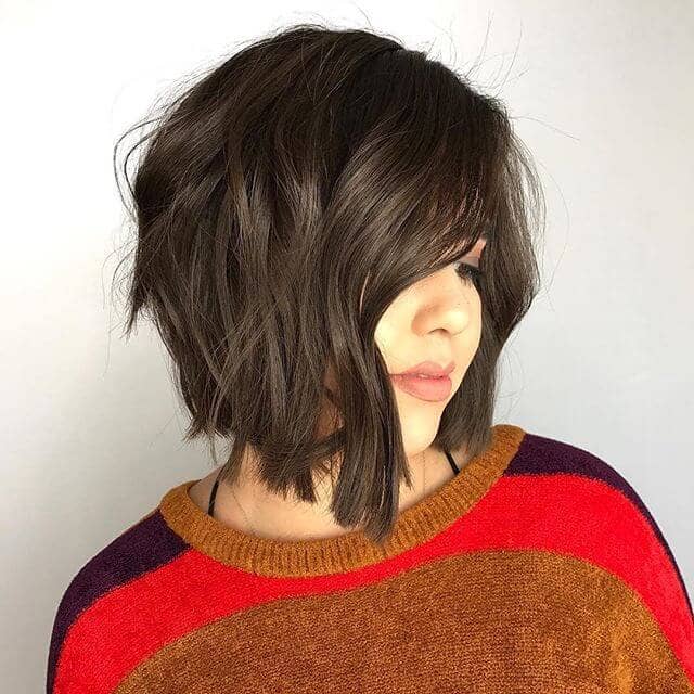 Dark and Romantic Angular Bob