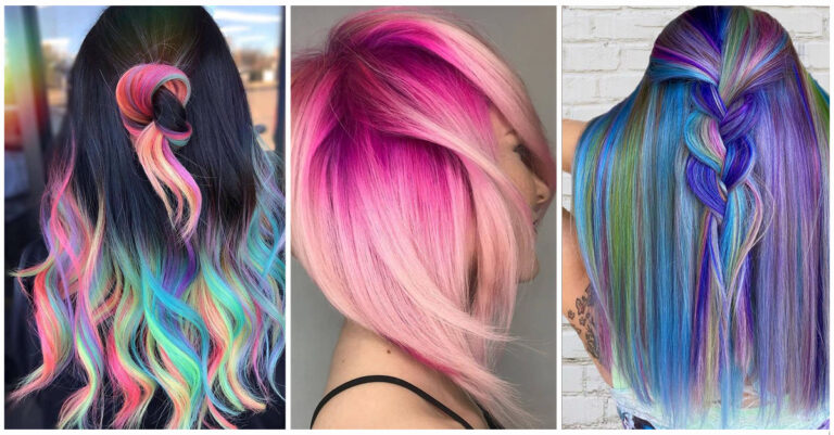 Featured image for “50+ Stunning Rainbow Hair Color Styles Trending Now”