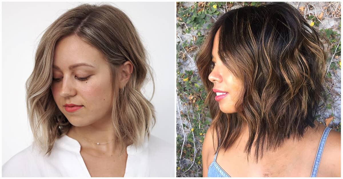 layered haircuts for long hair and round face