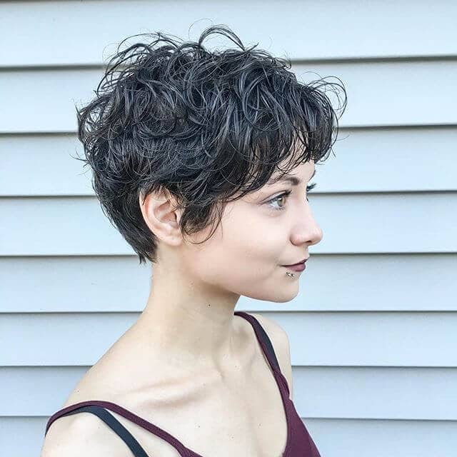 Messy-chic Pixie Shag for Thick Hair