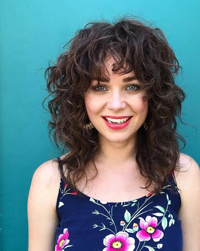  Curly Shag Layers with Easy Volume and Shape