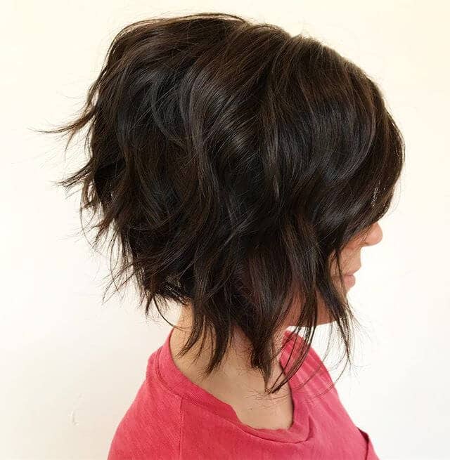 Cool and Chic Textured A-line Bob