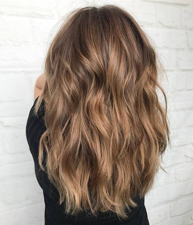 Easy and Modern Light Brunette Blunt Shag