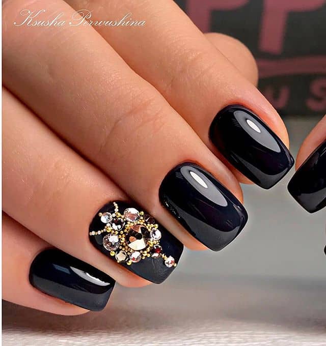 Ornate Nail Gems With Vintage Flair