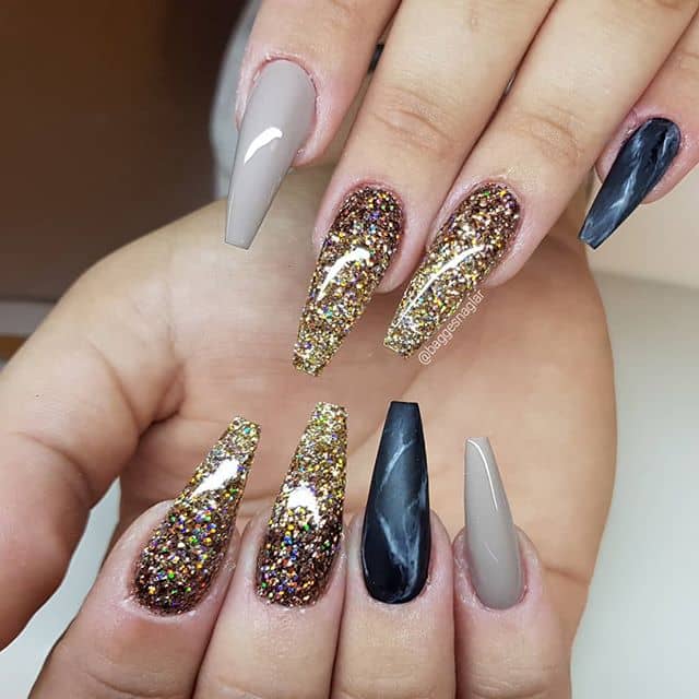 Black Gold Nail Designs 12 Design Ideas is your source