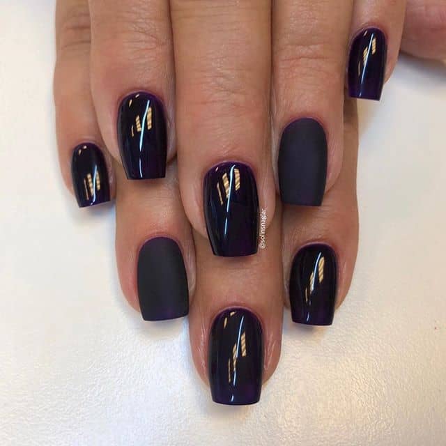 Sexy Vamp Dark Purple Nail Polish