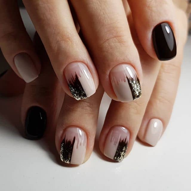 Half-Nail Decorative Glitter Accents