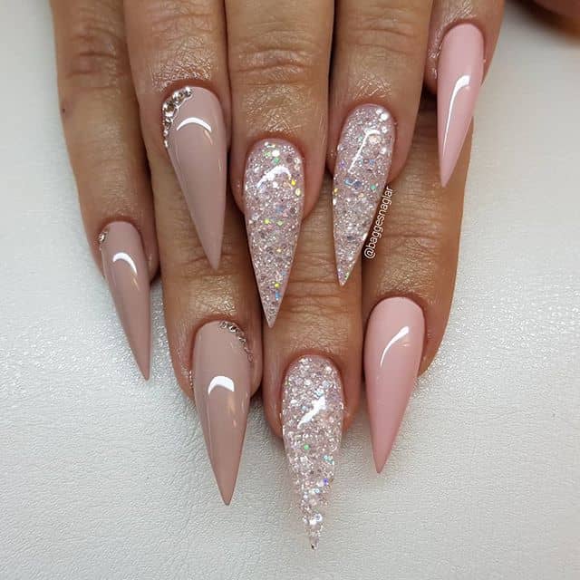 50 Stunning Stiletto Nail Ideas that Will Rock Your World in 2020