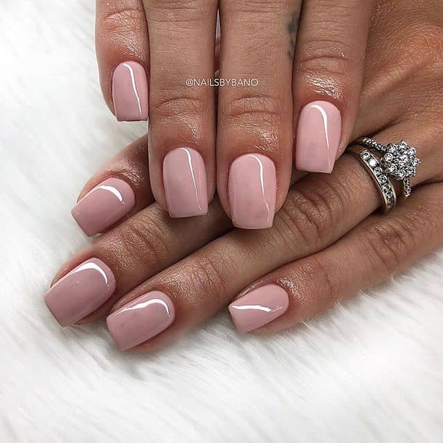 Dusty Rose High Gloss Nail