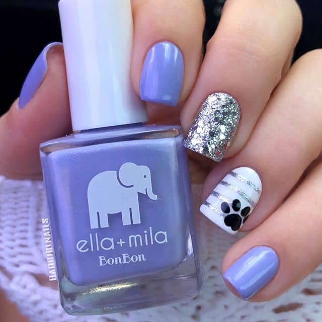 Playful Paw Print and Purple Ideas