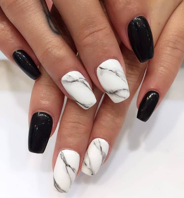 Black Nails and Expensive Marble