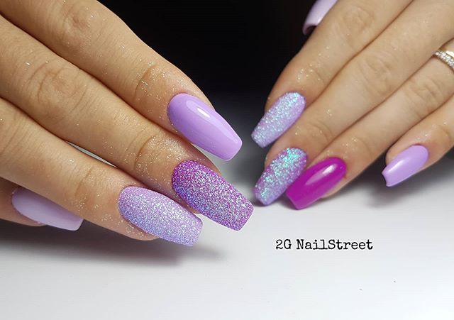Gorgeous Purple Nail Color Design