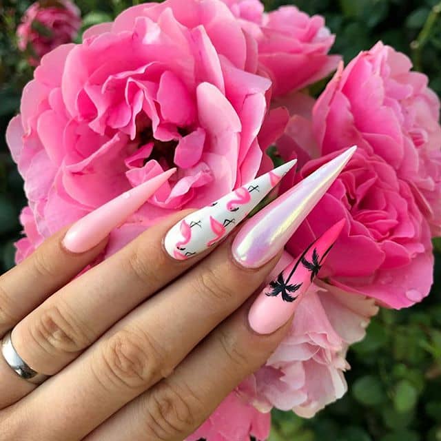 These Beachy Nails are on Point!