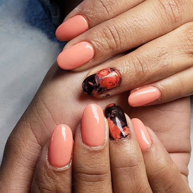 50 Orange Nail Ideas to Make You Stun in Every Season in 2020