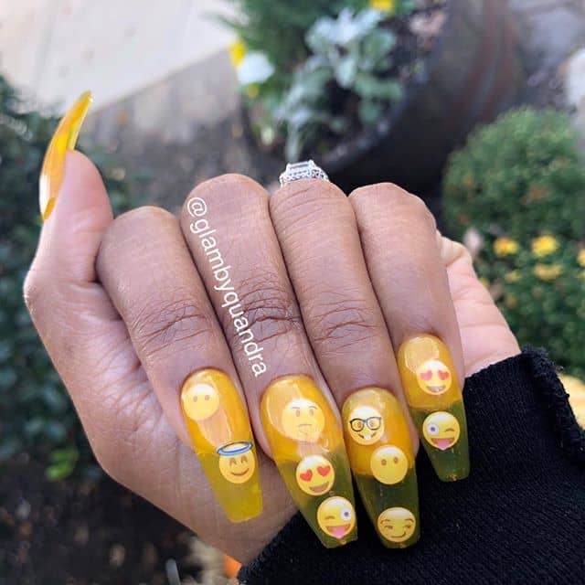 Skull, Stripes, and Sparkles Halloween Nails