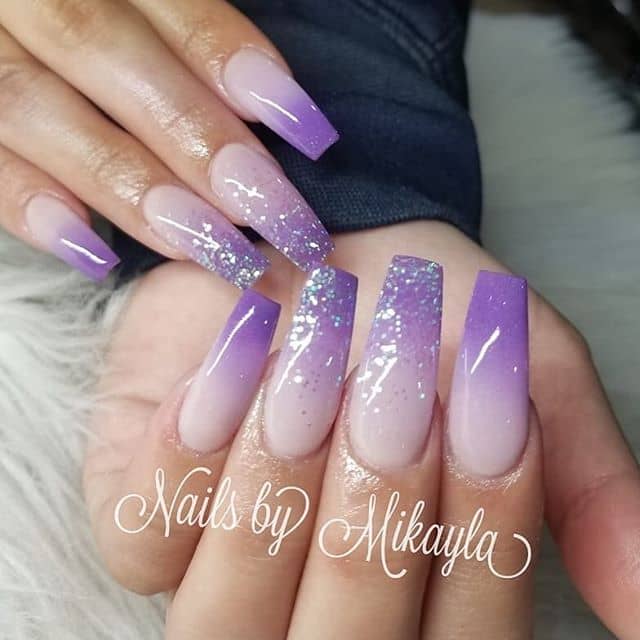 50 Cool Glitter Ombre Nail Design Ideas That Are Trending In
