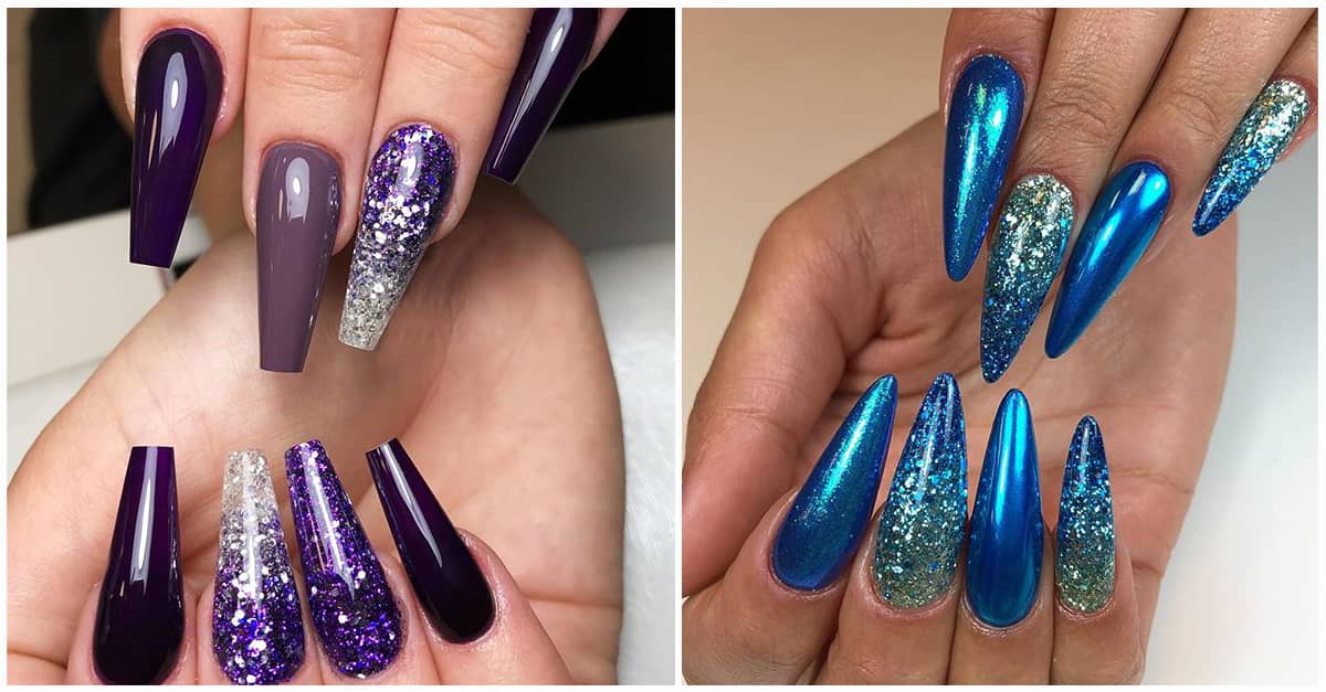 50 Cool Glitter Ombre Nail Design Ideas That Are Trending In