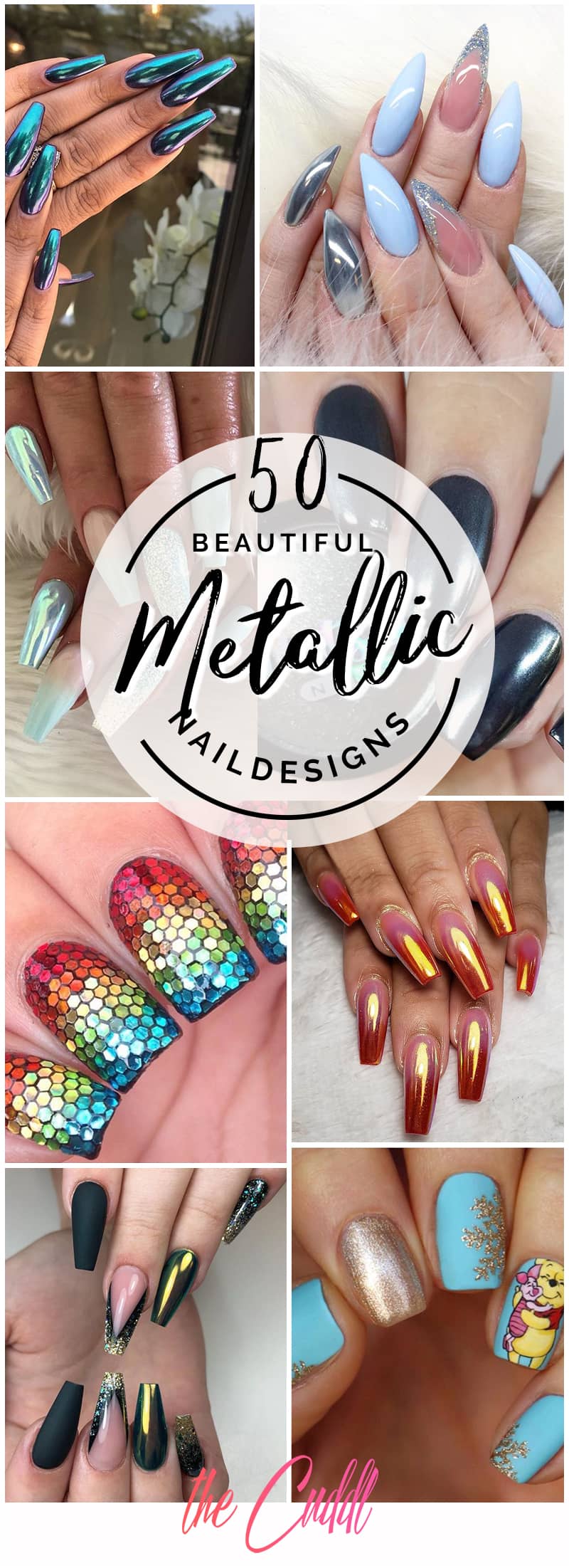 50 Gorgeous Metallic Nail Designs That Are Incredibly Envy and Instagram-Worthy