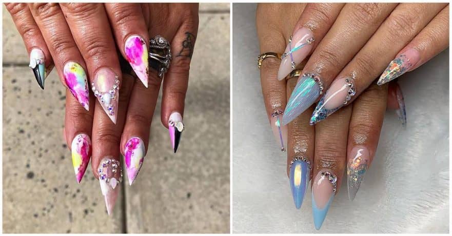 46 Cute Pointy Acrylic Nails that are Fun to Wear