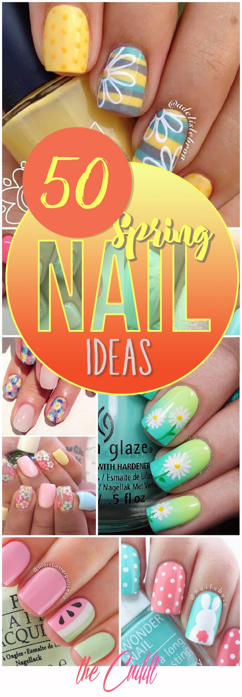 50 Beautiful nail ideas for the spring time!