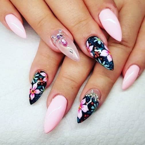 34 Gorgeous Mountain Peak Nails For Charming Giɾls