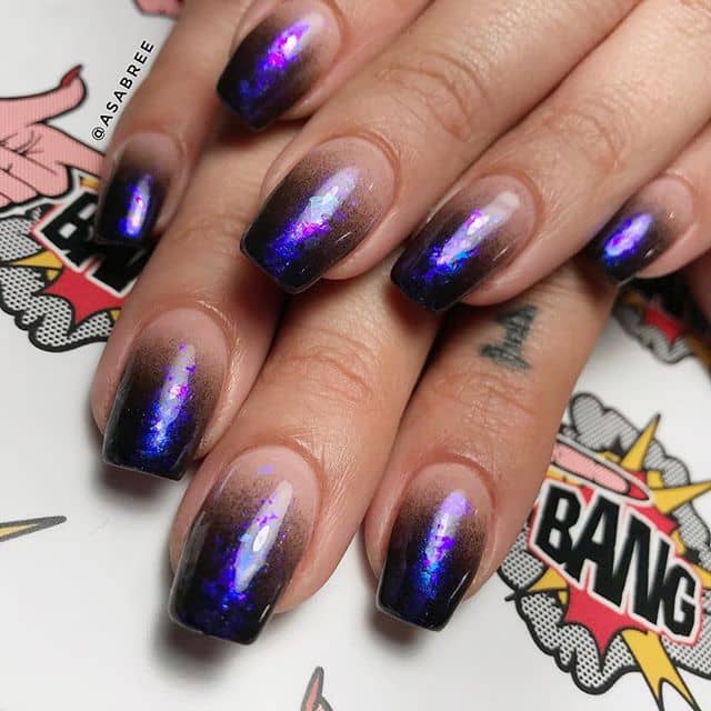 Dark Crystal and Nude Coffin Nails Perfect for the Club, Coffin Nails Break Easily