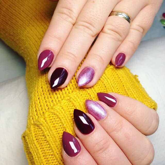 Luscious Arrowhead Nails in Delectable Colors