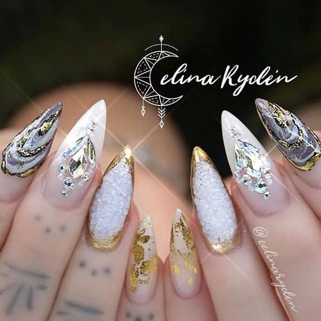 Crystal-Inspired Nails Are Creatively Gorgeous