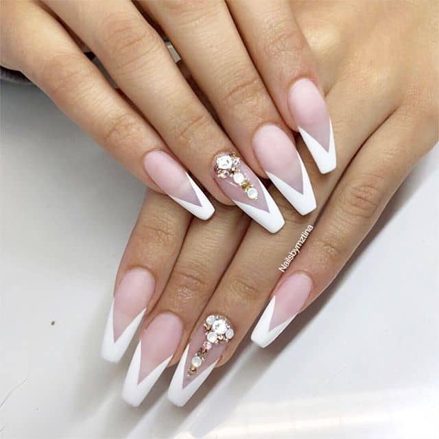 Amp Up the French Tips with a Trendy Design