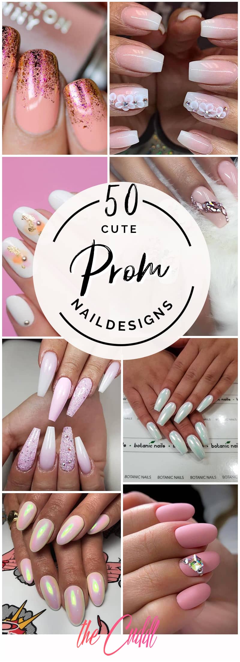 50 Beautiful Prom Nails for Your Big Night