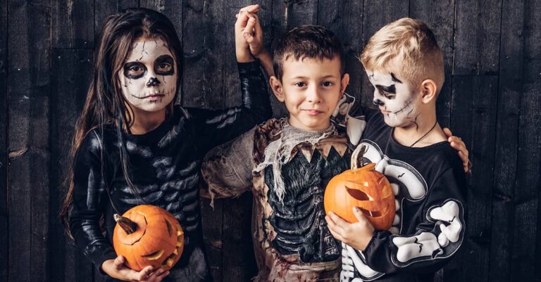 Featured image for “50 Ultimate Skeleton Costume Ideas for Kids to Make their Halloween Perfect”