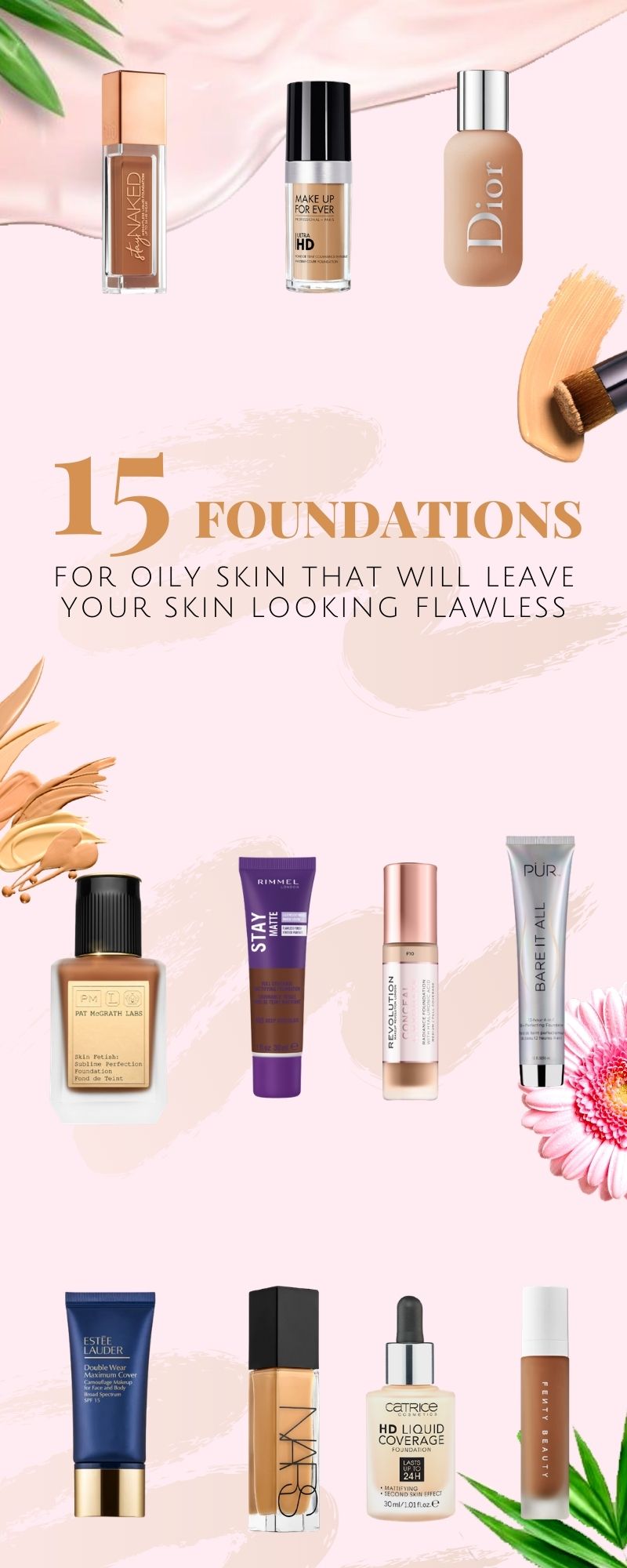 Lightweight foundation for oily skin