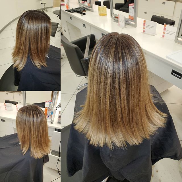 Striking Blonde Medium Hair with Highlights