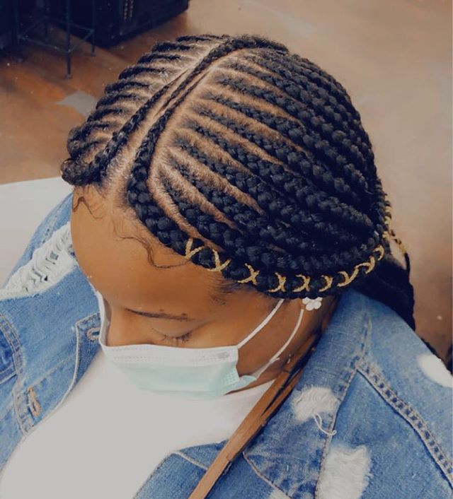 Fulani Braids, Luxurious Style in Carefully Braided Hair