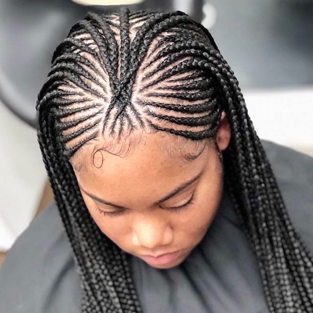 Artfully Designed Tribal Braids For Young Ladies, part tribal braids