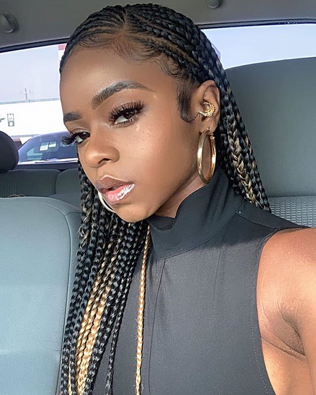 Stylish Tribal Braids For Young Ladies, Box Braids