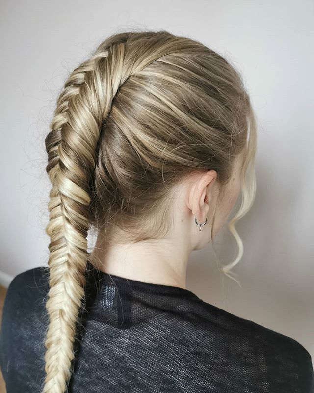 Sleek And Sporty Fishtail Braid