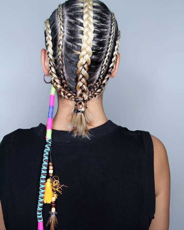 Playful Tribal Braids For Girls, Box Braids