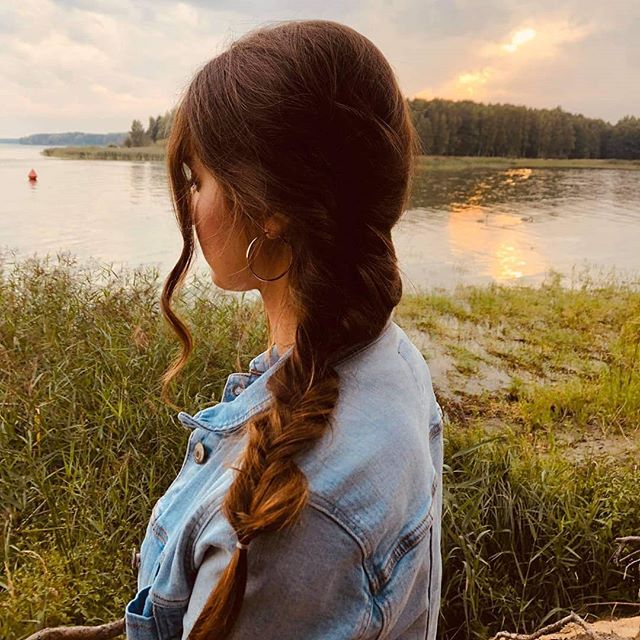 Single Side Swept Bohemian Fishtail Braid