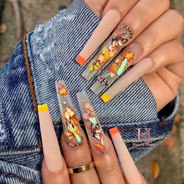 55 Eye-Catching Fall Nail Colors to Get Inspired