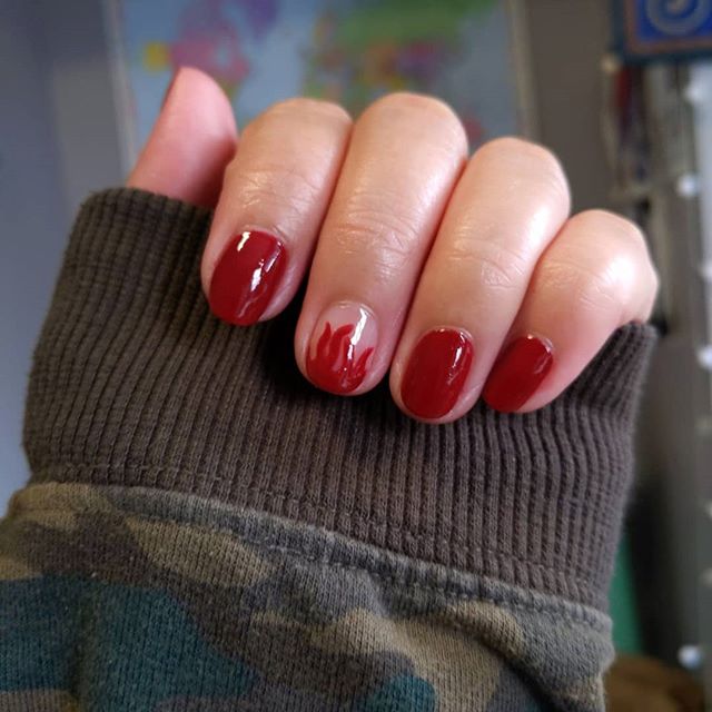 Hot Tamale Red Manicure