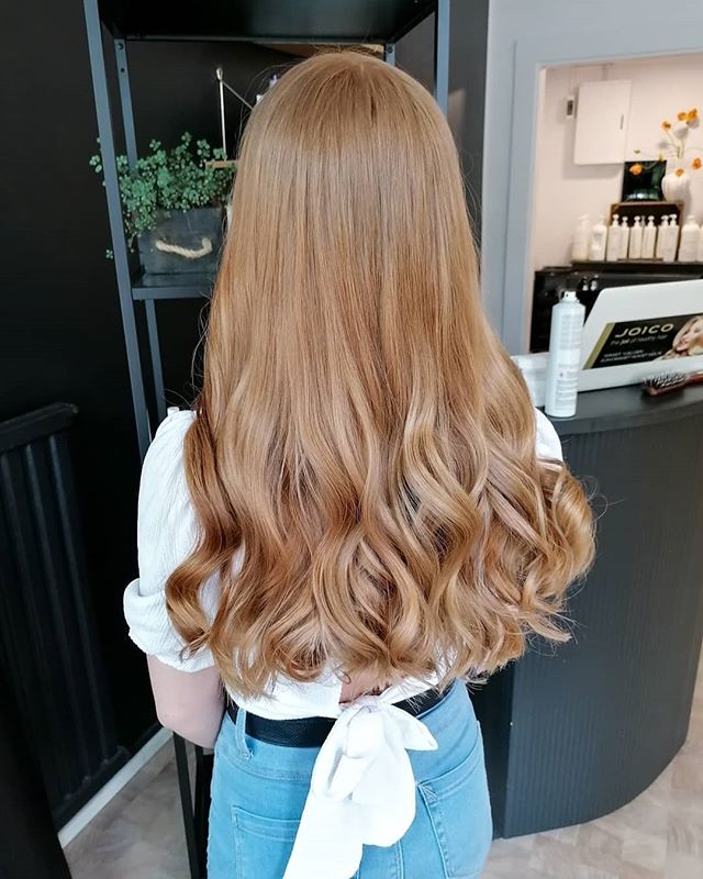 Long and Blonde with Wavy Ends