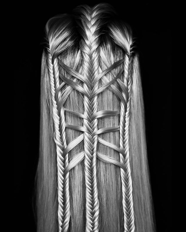 Unique Fishtail Braid Hair Weaving