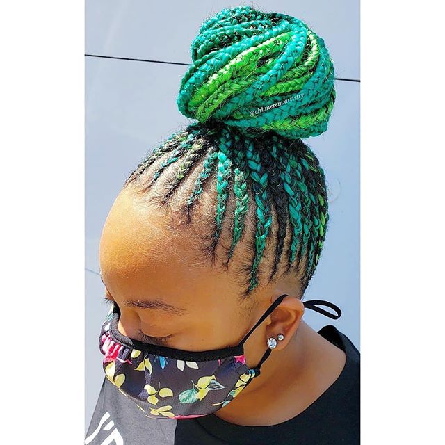 Radiant Tribal Braids Idea For Young Women, fulani tribal braids